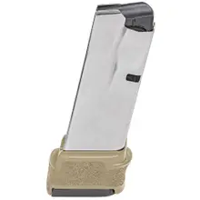 Springfield Armory Hellcat 9mm Luger 15 Round Magazine with FDE Polymer Base Plate