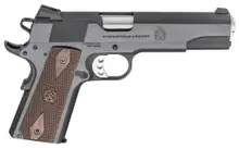 Springfield Armory 1911 Garrison .45 ACP 5" Barrel 7-Round Blued Pistol with Wood Grips - PX9420