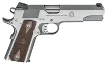 Springfield Armory 1911 Garrison .45 ACP, 5" Stainless Steel Pistol with 7-Round Capacity and Wood Laminate Grips - PX9420S