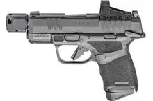 Springfield Armory Hellcat RDP 9mm Micro-Compact Pistol, 3.8" Barrel, SMSC Red Dot, Manual Safety, Black, Includes 11-RD & 13-RD Magazines