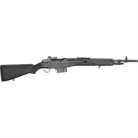 Springfield Armory M1A Scout Squad .308 Semi-Auto Rifle, 18" Carbon Barrel, Black Synthetic Stock, 10 Round
