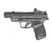 Springfield Armory Hellcat OSP Micro-Compact 9mm, 3.8" Threaded/Compensated Barrel, 10 Rounds, Black, Manual Safety