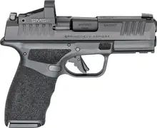 Springfield Armory Hellcat Pro OSP 9mm Luger 3.7" Barrel Handgun with Shield SMSC Red Dot, 15 Rounds, Black