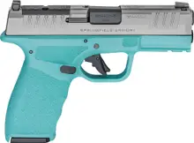 Springfield Armory Hellcat Pro OSP 9mm, 3.7" Barrel, Robin's Egg Blue/Silver, 15-Rounds