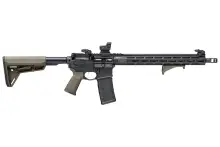 Springfield Armory Saint Victor 5.56mm 16" Semi-Auto Rifle with Hex Dragonfly Red Dot and OD Green Magpul Furniture