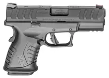 Springfield Armory XD-M Elite OSP Compact Pistol, .45 ACP, 3.8" Barrel, 10+1 Rounds, Black, Gear Up Package