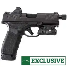 SPRINGFIELD ARMORY HELLCAT PRO OSP THREADED 9MM LUGER 4.4IN BLACK MELONITE PISTOL - 17+1 ROUNDS - BLACK