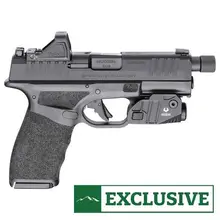 SPRINGFIELD ARMORY HELLCAT PRO OSP THREADED 9MM LUGER 4.4IN BLACK MELONITE PISTOL - 15+1 ROUNDS - BLACK