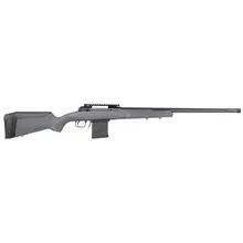 Savage Arms 110 Tactical 6.5 Creedmoor 24" Matte Black Rifle with AccuStock and AccuFit - Left HandHigdon Outdoors XS Splashing-Flasher Mallard Drake 12V Motion Duck Decoy with Built-in Timer