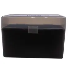 Berry's 410 Ammo Box for .270 Win/30-06 Springfield, 50 Round, Smoke Lid with Black Bottom