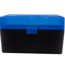 BERRY'S AMMO BOX .243/.308 50 ROUND POLYMER BLUE/BLACK