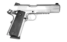 SDS Imports 1911 Duty SS45R Semi-Automatic Pistol, .45 ACP, 5" Barrel, Stainless Steel, 8 Rounds, Rail, 3-Dot Sights