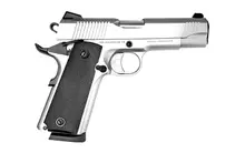 SDS Imports Tisas 1911 Carry SS45 Semi-Automatic Pistol, .45 ACP, 4.25" Stainless Steel Barrel, 8-Round, Black Polymer Grip