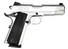 SDS Imports Tisas 1911 Carry Stainless Steel .45 ACP Pistol with Rail, 4.25" Barrel, 8-Round Magazine, Ambi Safety (1911CSS45R)