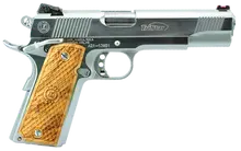 TriStar American Classic Trophy 1911 Chrome .45 ACP 5" Barrel 8-Round Pistol with Wood Grips