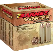 Barnes Vor-TX 10mm Auto 155 Grain XPB Lead Free Ammunition, Box of 20