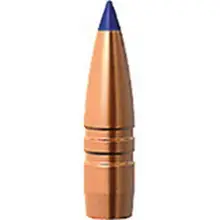 Barnes Bullets Tipped TSX .25 Caliber .257" Diameter 80 Grain Lead-Free Solid Copper Spitzer Polymer Tip Boat Tail Rifle Bullet, 50/Box - 30218