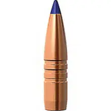 Barnes Tipped TSX .30 Caliber .308" Diameter 165 Grain Boat Tail Rifle Bullet, Solid Copper Polymer Tip, 50 Projectiles Per Box