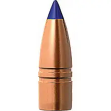 Barnes Bullets Tipped TSX .35 Caliber .358" 180 Grain Flat Base Rifle Bullet, Lead Free Solid Copper Spitzer Polymer Tip, 50/Box - 30459
