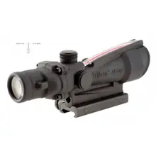 Trijicon ACOG TA11H-308 3.5x35mm Illuminated Red Horseshoe .308 BDC Reticle Riflescope with TA51 Mount, Matte Black
