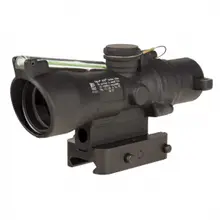 Trijicon ACOG 3x24mm Compact Rifle Scope with Green Horseshoe/Dot .223/55gr Reticle and Mount - TA50-C-400350