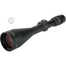 Trijicon AccuPoint 2.5-10x56mm Scope with Illuminated Green Mil-Dot Crosshair Reticle, 30mm Tube, Matte Black - TRJ 200028
