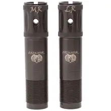 Carlson's Cremator 20 Gauge Mid/Long Range Ported Choke Tubes, Winchester-Browning Invector-Mossberg 500, Black Stainless Steel 2-Pack - 11494
