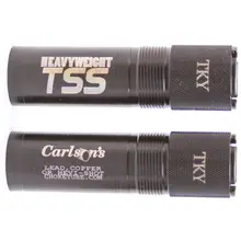 Carlson's TSS Turkey Choke Tube, Browning Invector Plus, 12 Gauge, 0.650" Extended Tube, Matte Black, Stainless Steel