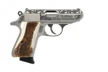 Walther PPK/S 380ACP SS Engraved Stag - 4796004TGW
