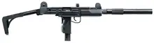 Walther Arms UZI Tactical Semi-Auto Rifle .22LR with 16" Barrel, 20-Round Magazine, and Foldable Stock - 5790300