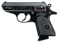 Walther Arms PPK .380 ACP 3.3" Barrel 6+1 Rounds Black Pistol with Polymer Grip