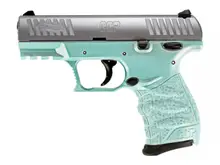 Walther Arms CCP M2 .380 ACP Pistol, 3.54" Barrel, 8-Rounds, Stainless/ Angel Blue - 5082512