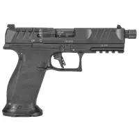 Walther Arms PDP Pro SD 9mm Luger Full Size 5.1" Optic-Ready Pistol with 10+1 Rounds, Black Steel Slide & Textured Polymer Grip