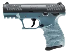Walther CCP M2 9MM Luger 3.54" Barrel Blue Titanium Black Steel Pistol with 8-Round Capacity
