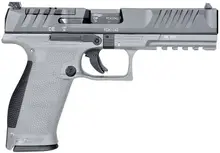 Walther Arms PDP Full-Size 9mm, 5" Barrel, Optics Ready, Grey Slide, 18-Round Capacity - 2858401