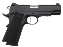 Tisas SDS Imports 1911 Carry B9R 9mm Pistol with 4.25" Barrel, Black Cerakote Finish, and Rail
