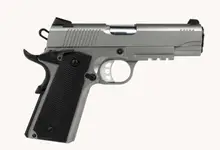 TISAS SDS 1911 Carry Stainless Steel .45 ACP Pistol with 4.25" Cold Hammer Forged Barrel, Accessory Rail, and 8-Round Capacity