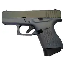 GLOCK 43 9MM LUGER 3.39IN NORTHERN LIGHTS CERAKOTE PISTOL - 6+1 ROUNDS - GREEN SUBCOMPACT