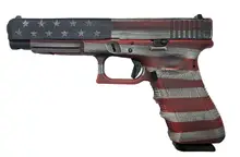 Glock 34 Gen3 9mm Luger 5.31in USA Flag Cerakote Pistol - 17+1 Rounds Full Size