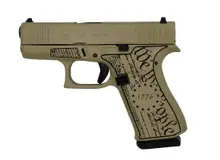 Glock 43X 9mm Luger Independence Day Cerakote Subcompact Pistol - 10+1 Rounds