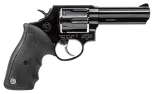 Taurus Model 65 Double-Action Revolver - .357 Magnum, 4" Barrel, 6 Rounds, Matte Black Oxide Finish, Black Rubber Grips, Fixed Sights