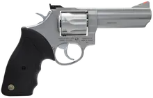Taurus Model 66 .357 Magnum 4" Barrel 7-Round Stainless Steel Revolver with Adjustable Sights and Black Rubber Grip