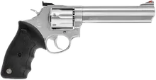 Taurus Model 66 .357 Magnum Stainless Steel Revolver, 6" Barrel, 7-Round Capacity, Adjustable Sights, Black Rubber Grip
