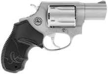 Taurus Model 605, .357 Magnum, 2" Stainless Steel Barrel, 5-Round Revolver with Black Rubber Grip and Fixed Sights
