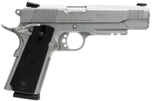 Taurus 1911 .45 ACP Stainless Steel Pistol with 5" Barrel, Picatinny Rail, 8+1 Rounds, and Polymer Grip