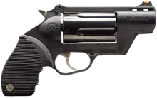 Taurus Judge Public Defender Polymer Revolver, .45 LC/.410 GA, 2" Barrel, 5 Rounds, Black Stainless Steel Cylinder & Barrel