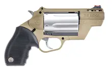 Taurus Judge Public Defender .45 Colt/.410 Gauge 2" 5-Round Polymer FDE Revolver with Stainless Cylinder - 2-441029FDE