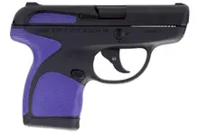 Taurus Spectrum 380ACP 2.8" Black Polymer Frame with Purple Synthetic Grip and Black Carbon Steel Slide - Model 1007031112