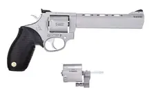 Taurus 692 Revolver, .357 Mag / .38 Special / 9mm, 6.5" Barrel, Stainless Steel Finish, 7-Round Capacity with Interchangeable Cylinders