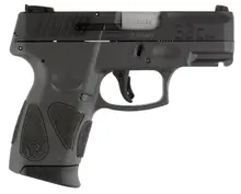 Taurus G2C 9MM Luger Semi-Automatic Pistol, 3.2" Stainless Steel Barrel, 12+1 Capacity, Gray Polymer Grip, Matte Black Slide with Picatinny Rail